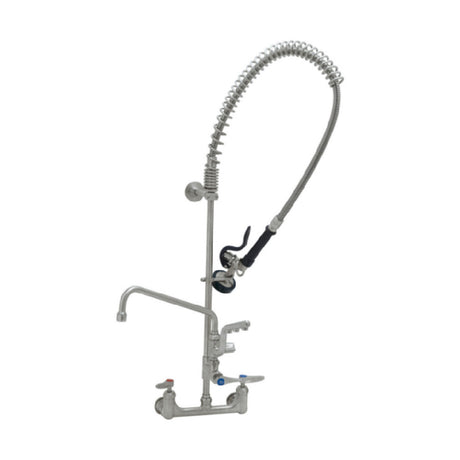 T&S Brass S-0133-U12-CR-B EverSteel 8” Wall Mount Mixing Faucet With Body Add-on Faucet