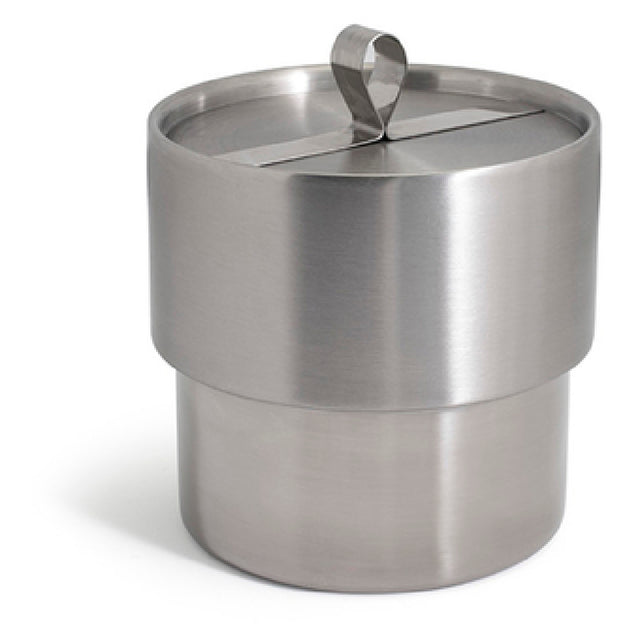 FOH RIB016BSS21 Tokyo Sumatra Ice Bucket 2 Qt. 5-1/2" Dia. X 5-1/2"H