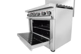 Connerton Cooking CN36-6_NAT Restaurant Range Gas 36"W X 33.9"D
