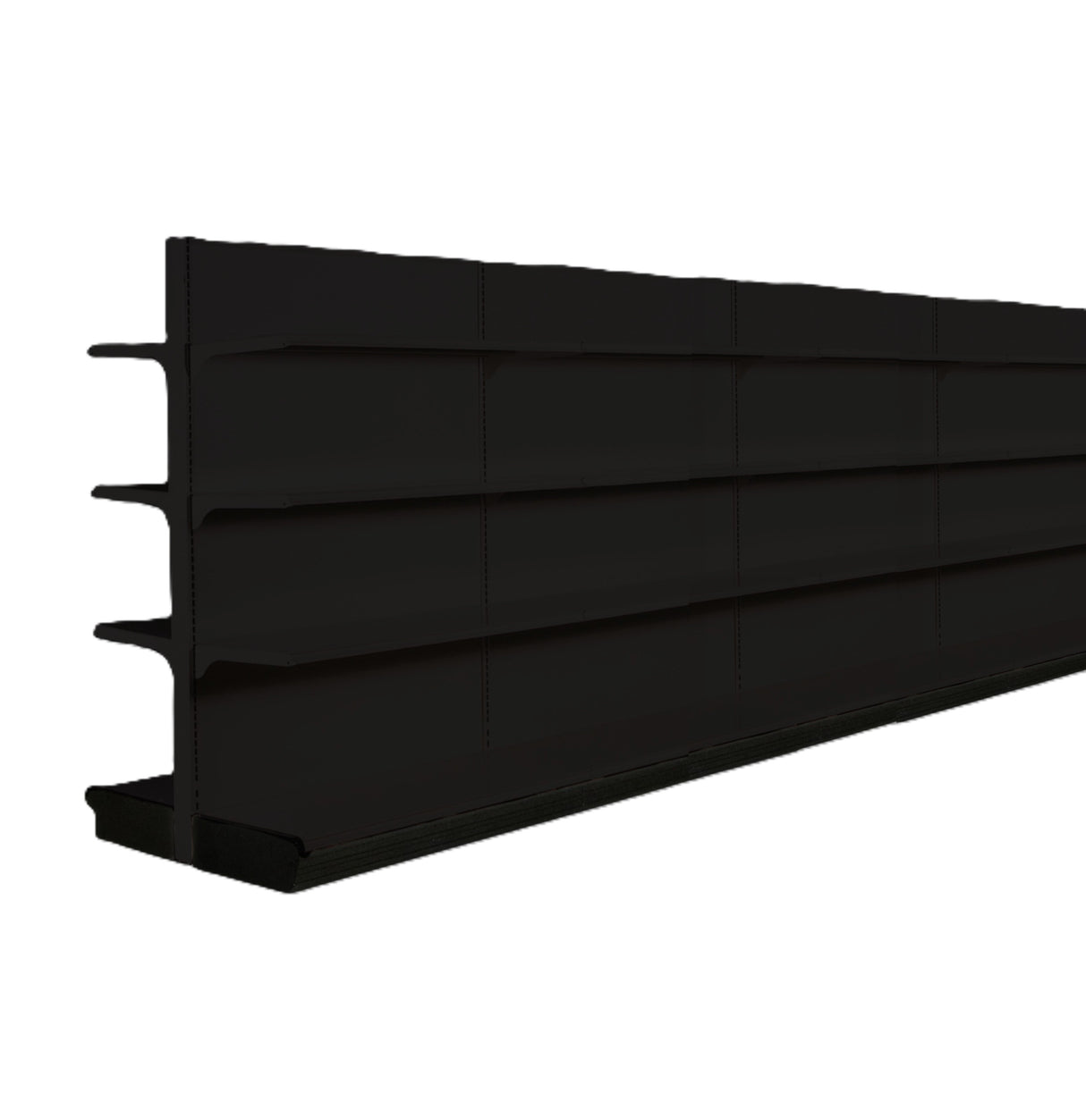 Kent Unlimited GN2022072_BL Gondola 240"W X 22"D X 72"H Ivory Or Black