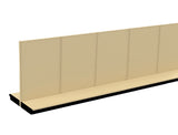 Kent Unlimited GN2015054_IVORY Gondola 240"W X 15"D X 54"H Ivory