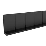 Kent Unlimited WL2022078_BL Wall 240"W X 22"D X 78"H Black