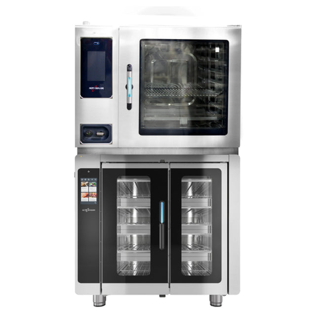 Alto Shaam 5032550 Stacking Hardware Combi Over Vector F Gas Includes Mobile Base For Bottom Unit