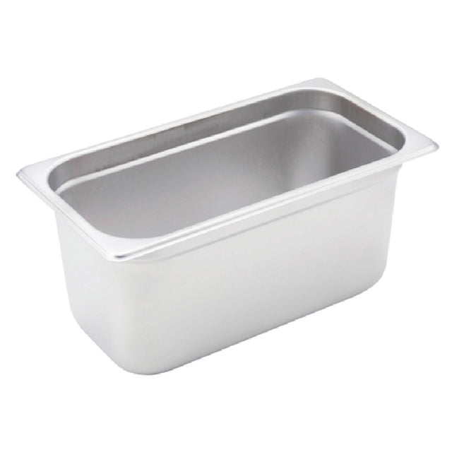 Winco SPJM-306 Steam Table Pan 1/3 Size 6-7/8" X 12-3/4" X 6" Deep