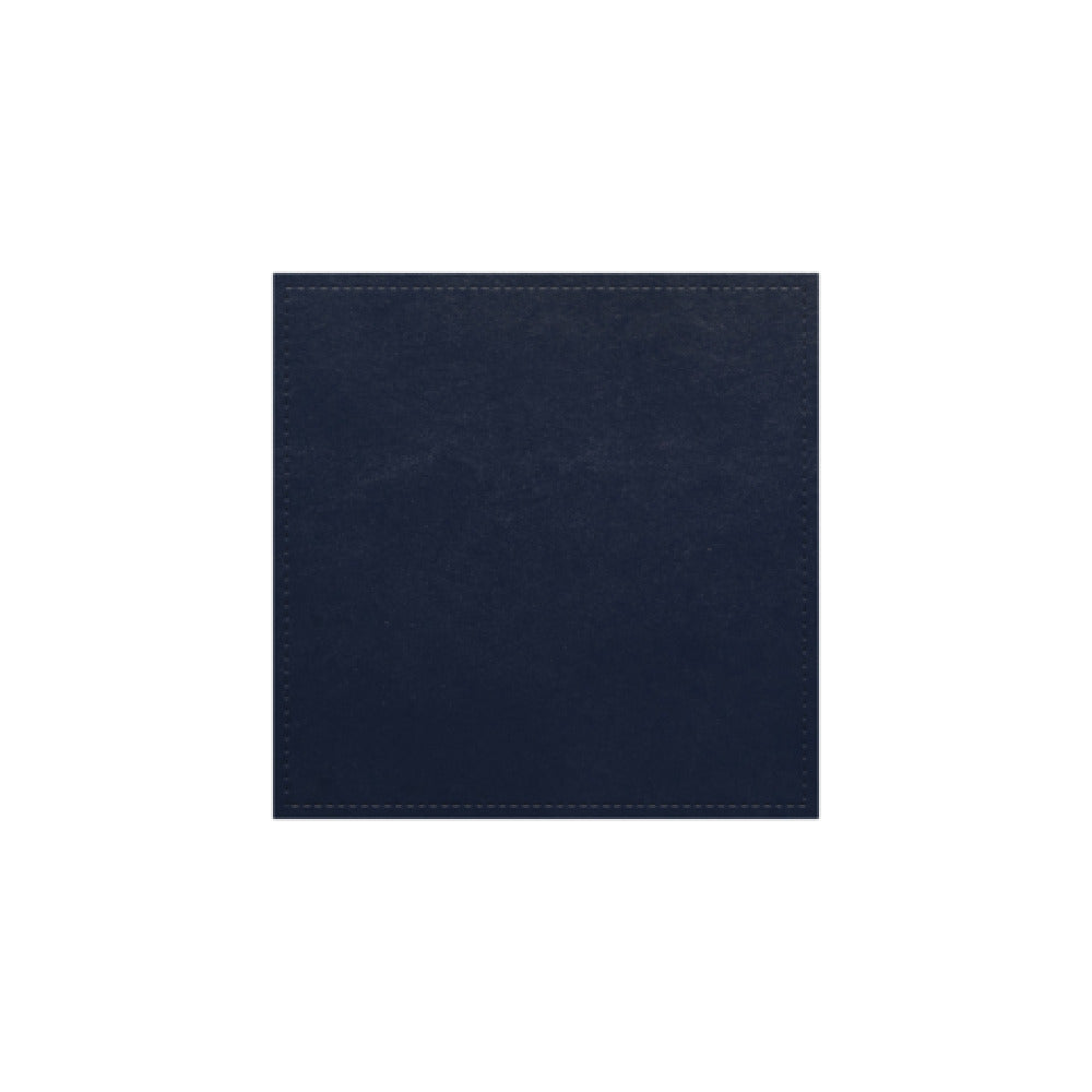 Risch COASTER-OM 4X4 - Oakmont Smooth-grained Faux-leather Coaster (specify Color)