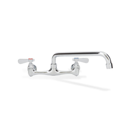 Steel Works Stainless SWFW-8-8HDLL Faucet Wall Mount 8" Center