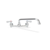 Steel Works Stainless SWFW-8-14HDLL Faucet Wall Mount 8" Center