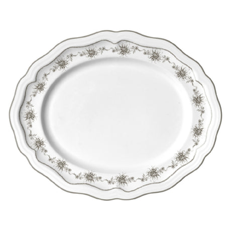 Steelite 62531FP817 Oval Platter 13.0" X 10.5" X 1.0" Adelina