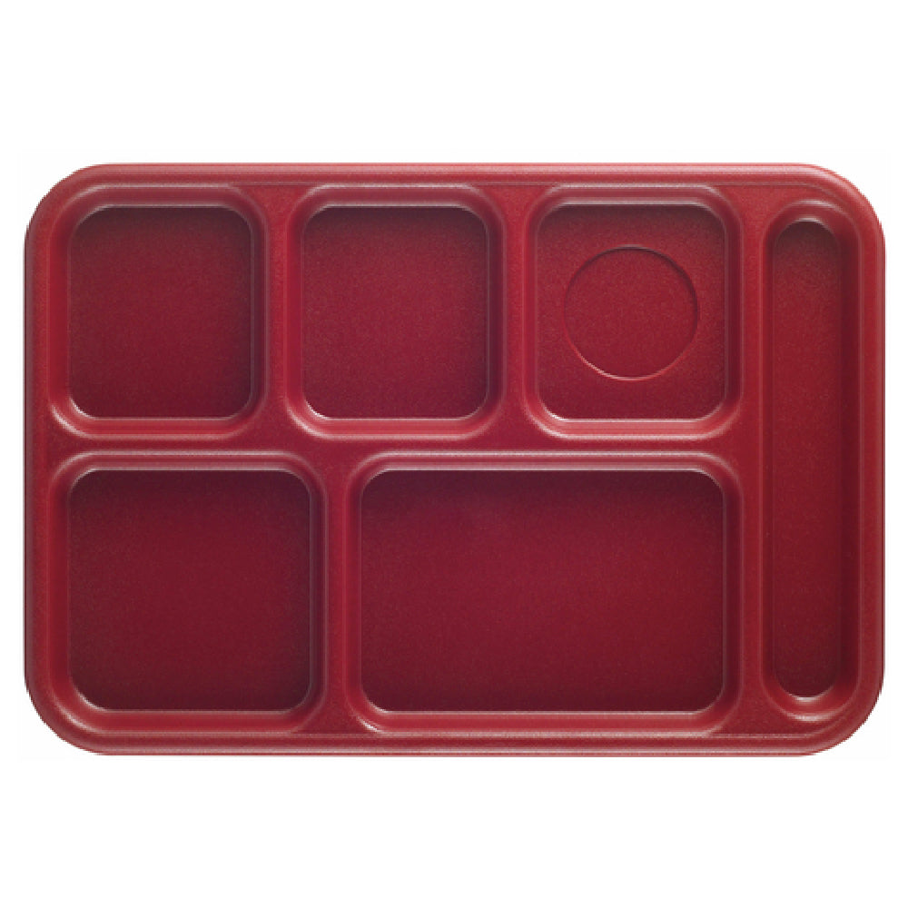 Cambro BCT1014416 Budget School Tray 6-compartment 10" X 14-1/2"