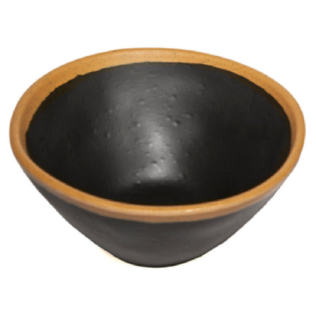 GET Enterprises B-81-BR Pottery Market™ Side Salad/Soup/Side Dish/Bouillon Bowl 8 Oz. (12 Oz. Rim-full)