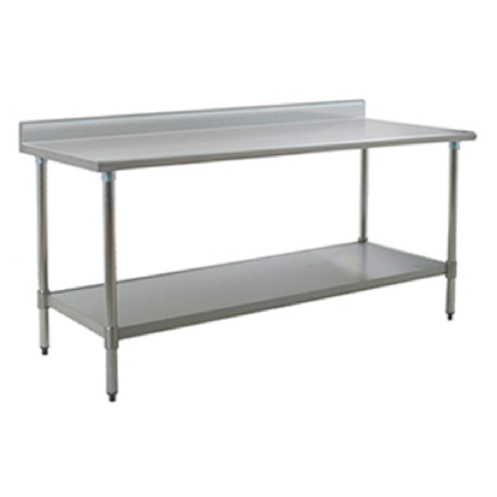 Eagle BPT-3096SEB-BS BlendPort® Deluxe Series Work Table 96"W X 30"D 16/300 Stainless Steel Top