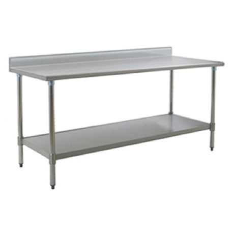 Eagle BPT-2472SEB-BS BlendPort® Deluxe Series Work Table 72"W X 24"D 16/300 Stainless Steel Top