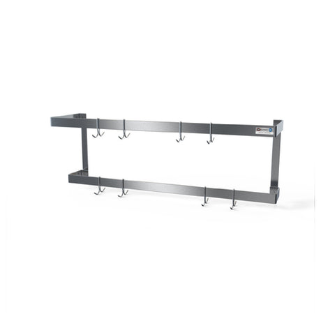 NBR Equipment PR2-5 Pot Rack Wall Mount Double Bar