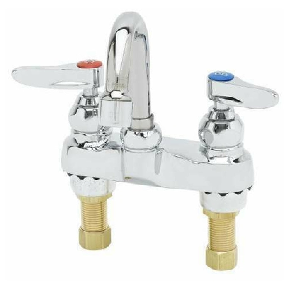 T&S Brass B-2320 Swivel Gooseneck Lever Handles 2.2 GPM Aerator Medical Faucet