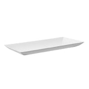 PacknWood 210BCHIC90180F - Bio N Chic Sugarcane Plate (No Added PFAs), 3.5"L X 7"W