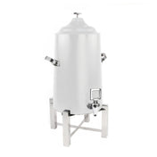 Steelite DW43KTVACWTSS Urn Tower 3 Gal Vacuum Insulated White And Stainless Steel (Cust3Party Item) (Approx. Lead Time = 3 Weeks)