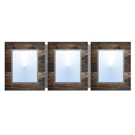 Hubert 60259 - Menu Board, 3-pocket, Wall-mount