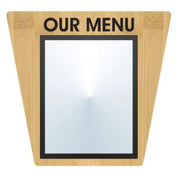 Hubert 28938 - Menu Board, 1-pocket, Wall-mount