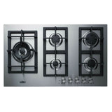 Summit GCJ536SS Gas Cooktop 33-7/8" W (5) Sealed Burners: (2) 6000 BTU