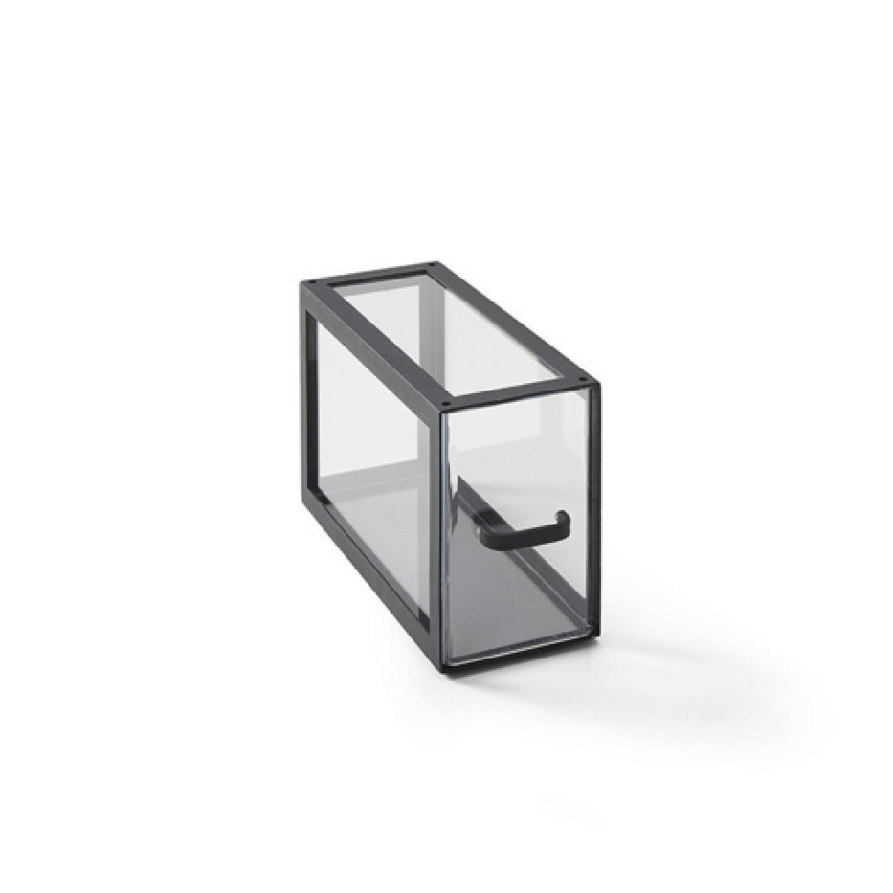 American Metalcraft TDC5 - Black Twilight Modular Display Case, Quarter Size, 13-3/4" W X 7-7/8" H