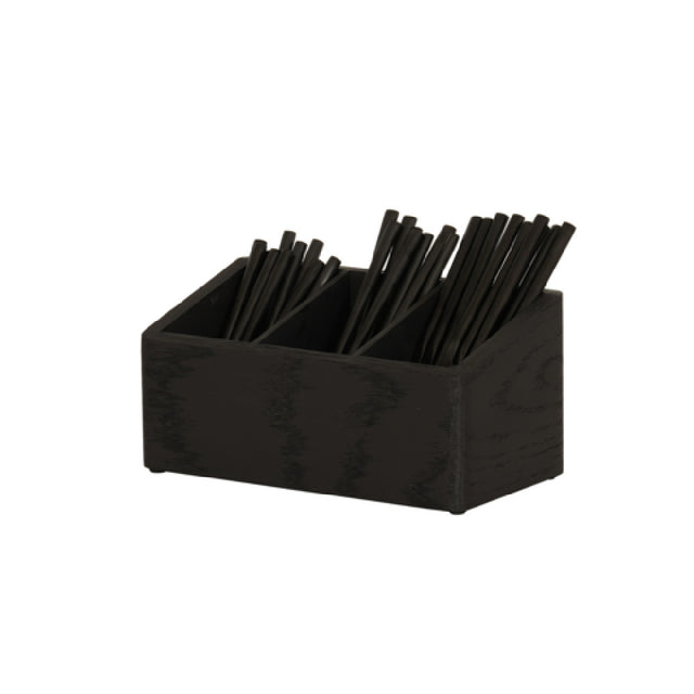 Cal Mil 23852-13 Brooklyn Flatware Organizer 3 Section 13"W X 4.5"D X 6"H