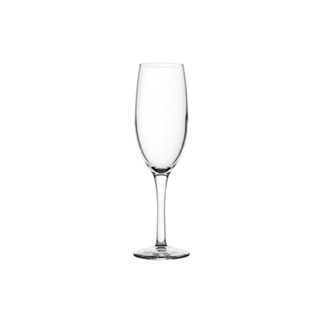 Steelite P440166 Flute Glass 6.0 Oz. (7-3/4" M 2-3/8" T 1-7/8" B 2-1/4") Tempered