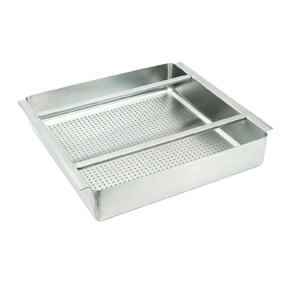 Hubert 134085 - Kratos Pre-Rinse Basket, 20"W X 20"D X 2-1/4"H, 18-gauge Type 304 Stainless Steel