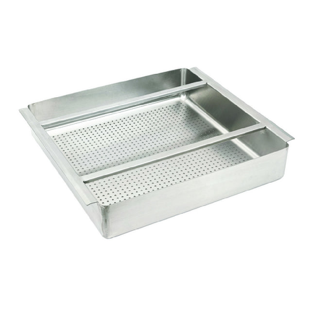 Hubert 134085 - Kratos Pre-Rinse Basket, 20"W X 20"D X 2-1/4"H, 18-gauge Type 304 Stainless Steel