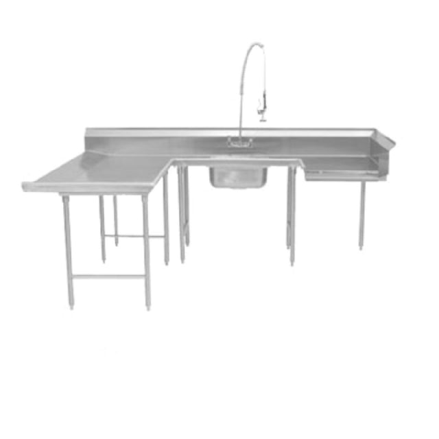 Advance Tabco DTS-U30-108L Dishtable Soiled U-shaped