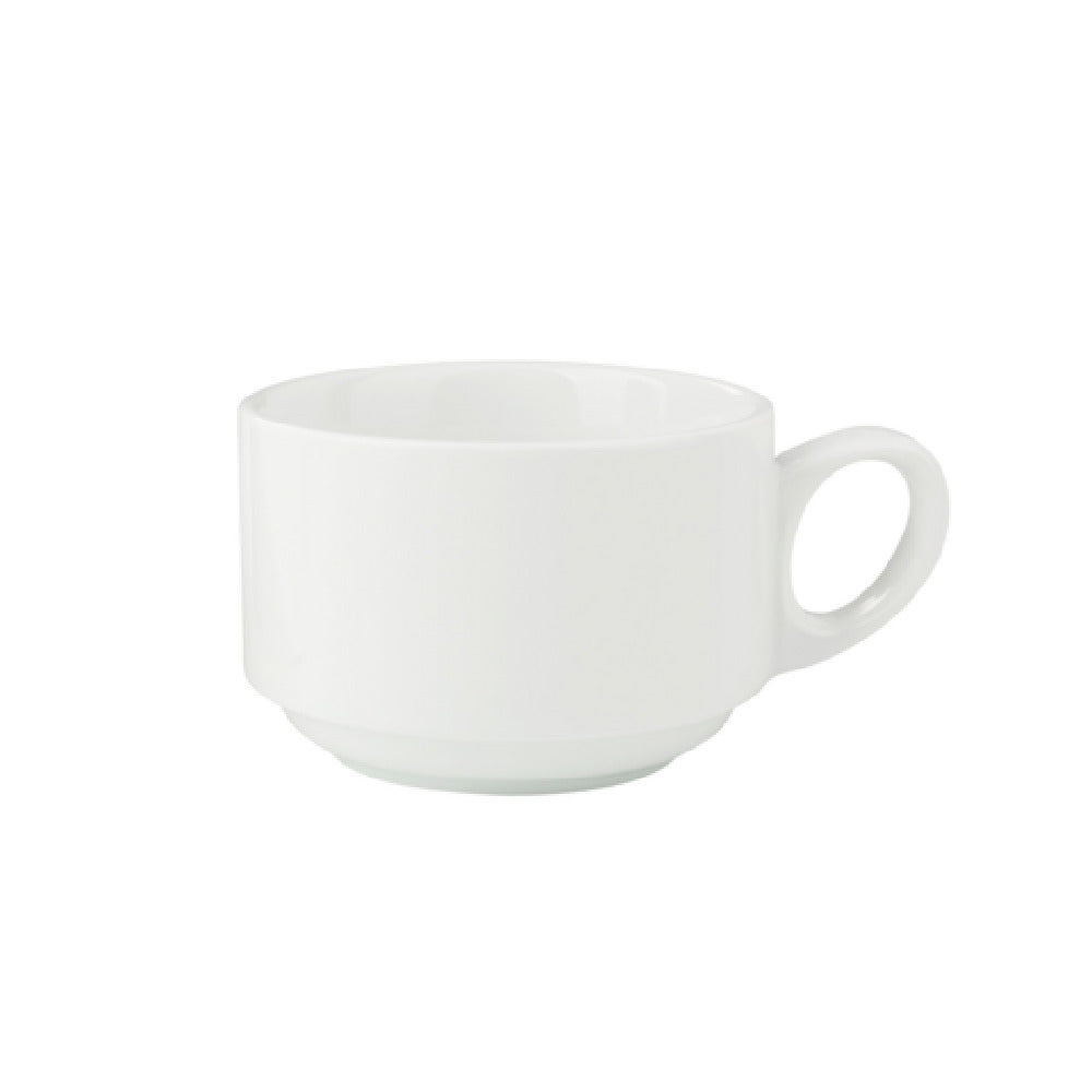 Yanco CA-001 Cambria Stackable Coffee Cup 3-3/8" Dia. X 2-3/8"H 7 Oz