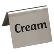 Hubert 18886 - Beverage Tent, "Cream", 2-1/2" X 2" X 2-3/16"H