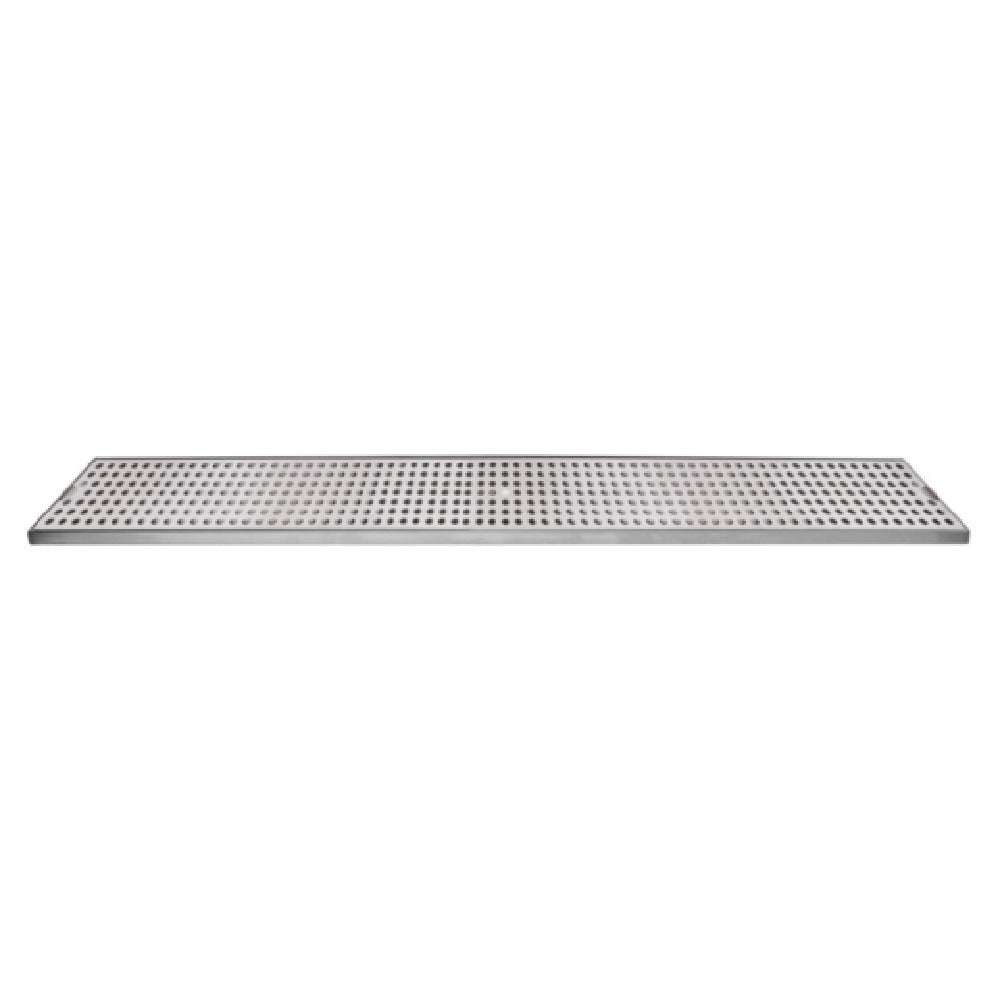 Micro Matic DP-120D-39-P Surface Mount Drip Tray 39"W X 5"D X 3/4"H With Perforated Grill
