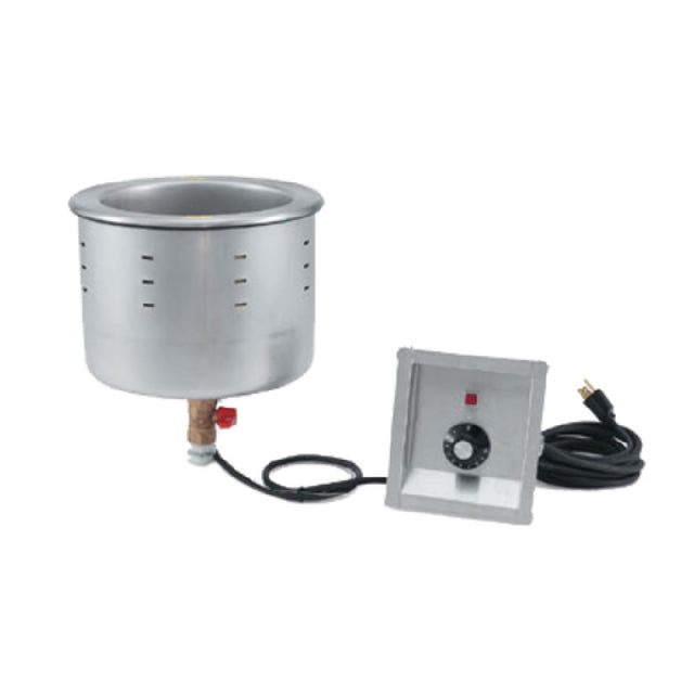 Vollrath 36462 Soup Well Drop-in Infinite Control Mounted In Stainless Steel Corded Control Panel