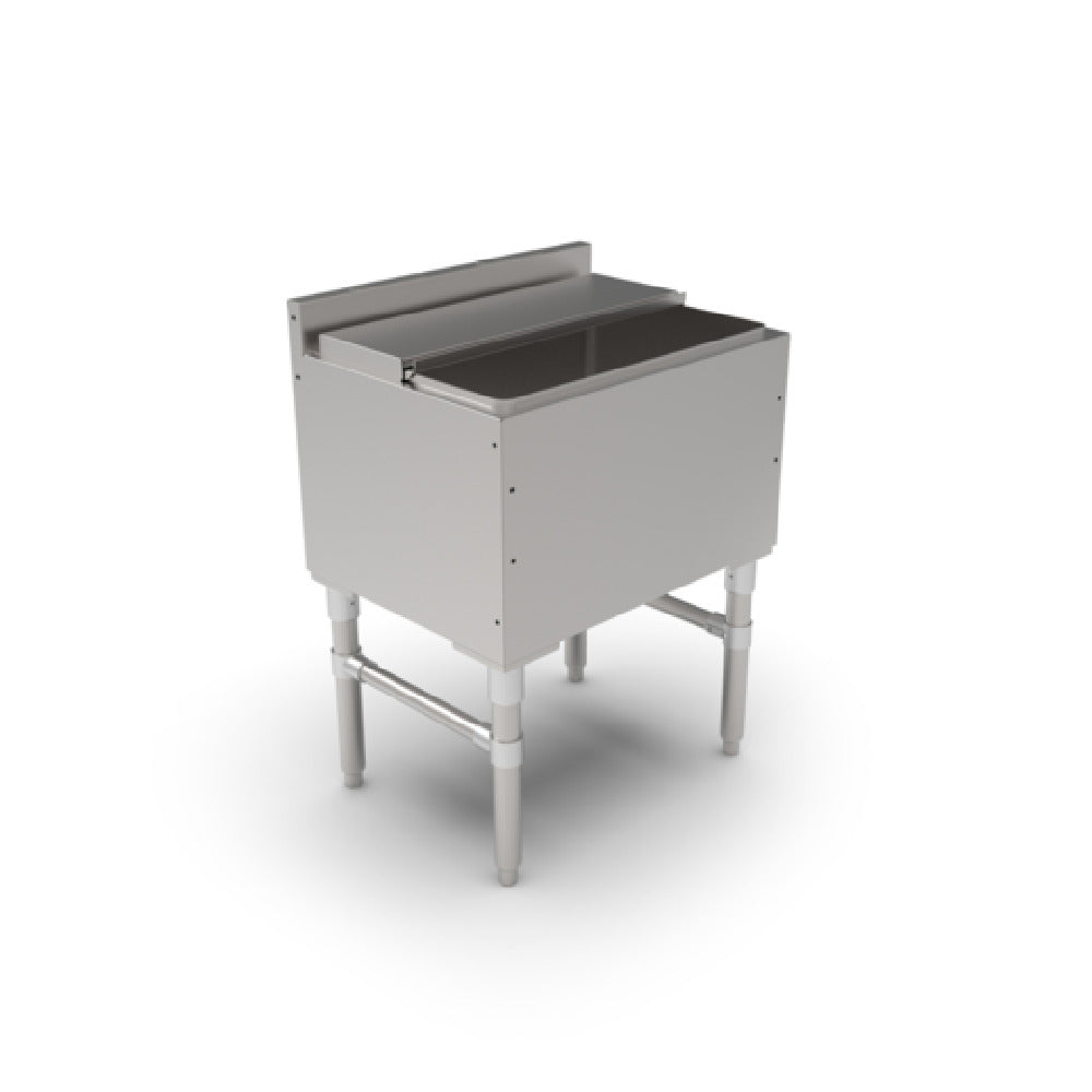 John Boos UBIB-1824 Slim-Line Underbar Ice Bin/Cocktail Unit 24"W X 18"D X 32-1/2"H Overall Size