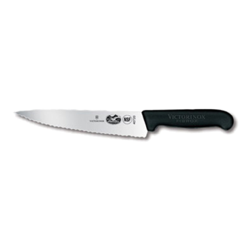 Victorinox 5.2033.19-X1 Chef's Knife 7-1/2" Wavy Edge Fibrox® Nylon Handle