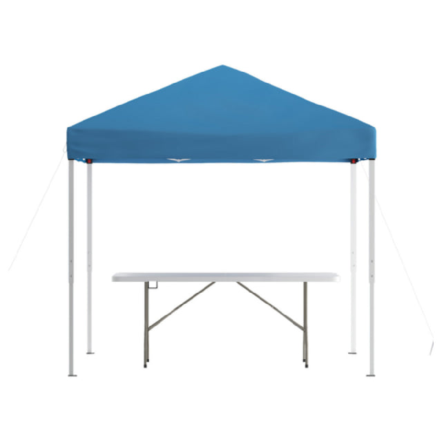 Flash Furniture JJ-GZ88183Z-BL-GG Otis Pop-up Canopy Tend And Folding Table Set