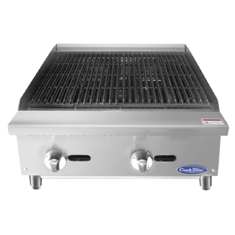 Atosa ATRC-24 CookRite Heavy Duty Radiant Charbroiler Natural Gas Countertop