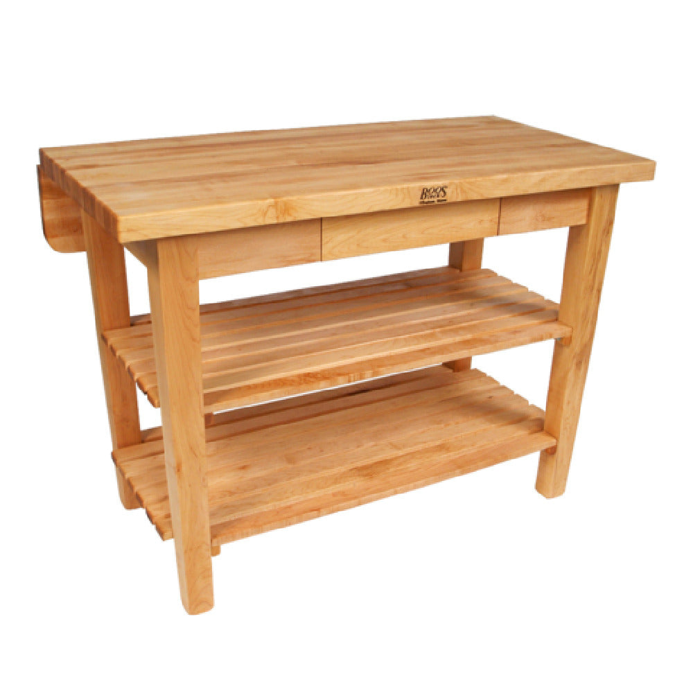 John Boos KIB04-O Island Bar 60"W X 38"D X 35"H Overall Size 1-3/4" Thick Edge Grain Top