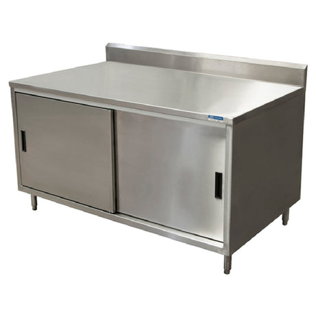 BK Resources CSTR5-3648S Chef Table Cabinet Base With Sliding Doors 48"W X 36"D X 39-3/4"H Overall Size