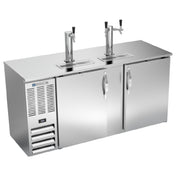 Beverage Air DDN68HC-S - Draft Beer Cooler, 68"W X 26-3/8"D X 49-5/16"H, 21.984 Cu. Ft.