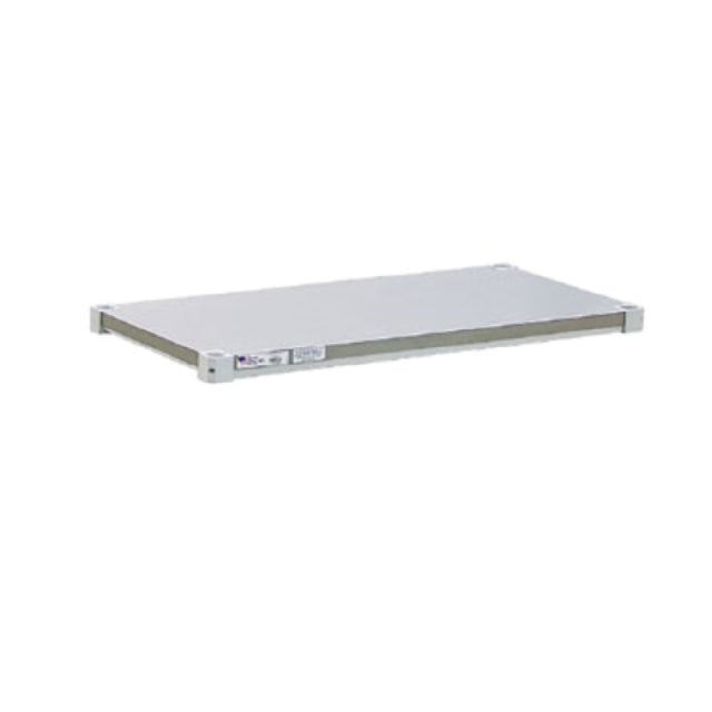 New Age Industrial 2472SB "Adjust-A-Shelf" Solid Brute Series Shelf 72"W X 24"D Aluminum Frame With Removable Aluminum Top Sheet