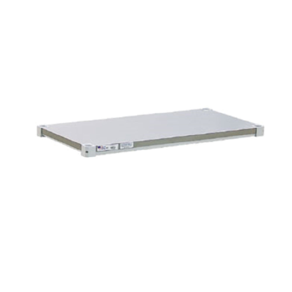 New Age Industrial 2066SB "Adjust-A-Shelf" Solid Brute Series Shelf 66"W X 20"D Aluminum Frame With Removable Aluminum Top Sheet