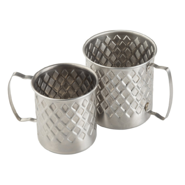 Tablecraft 11657 Lattice Collection Mug 14 Oz. 4-3/4" X 3-1/2" X 3-5/8"