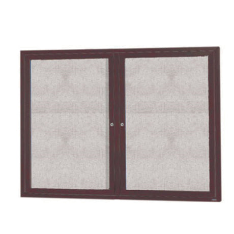 Aarco ODCC3648RBA Bulletin Board 48"W X 36"H Enclosed