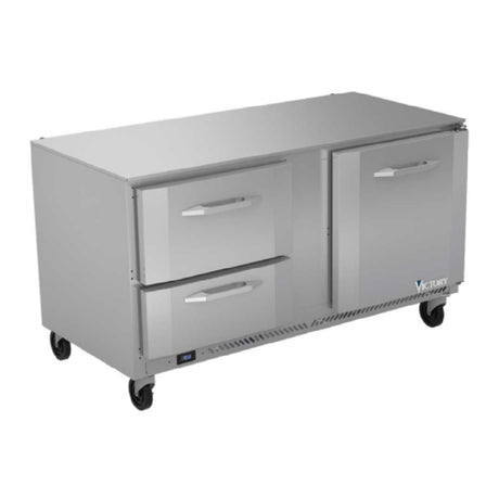 Victory VUFD60HC-2 Undercounter Freezer Powered By V-Core™ Two-section