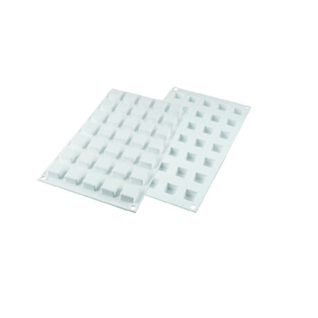 Louis Tellier MICRO SQUARE5 Silicone Mould Dishwasher Safe White