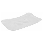 Bauscher Hepp TC3314L - Fleur Collection Deli Crock Lid, GN 1/4 Size, 10-1/2"L X 6-1/2"W X 1-1/2"H