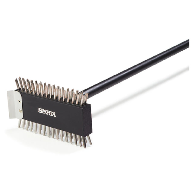 Carlisle 4029000 Carlisle Sparta® Broiler Master Brush 30-1/2"L Treated Wooden Head