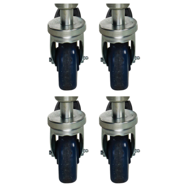 Wolf CSTSET-SINGLE Casters (set Of Four 2 Locking) For Single Deck Oven Or For Leg Stand