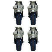 Vulcan CSTSET-SINGLE Casters (set Of Four 2 Locking) For Single Deck Oven Or For Leg Stand